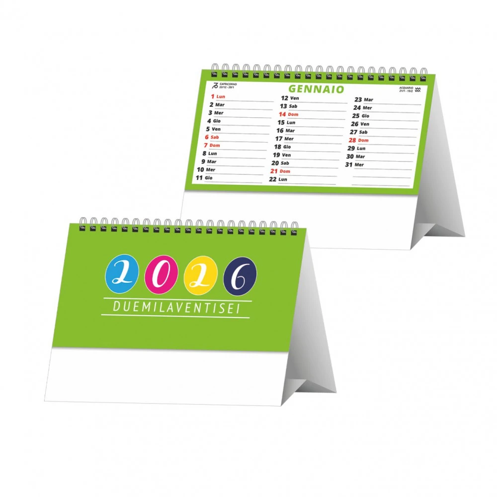 Calendario da Tavolo 2026